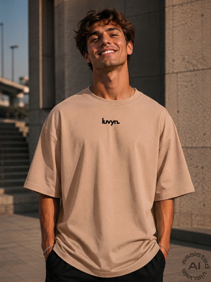 Oversize Premium T-Shirt LUVYN BLACK