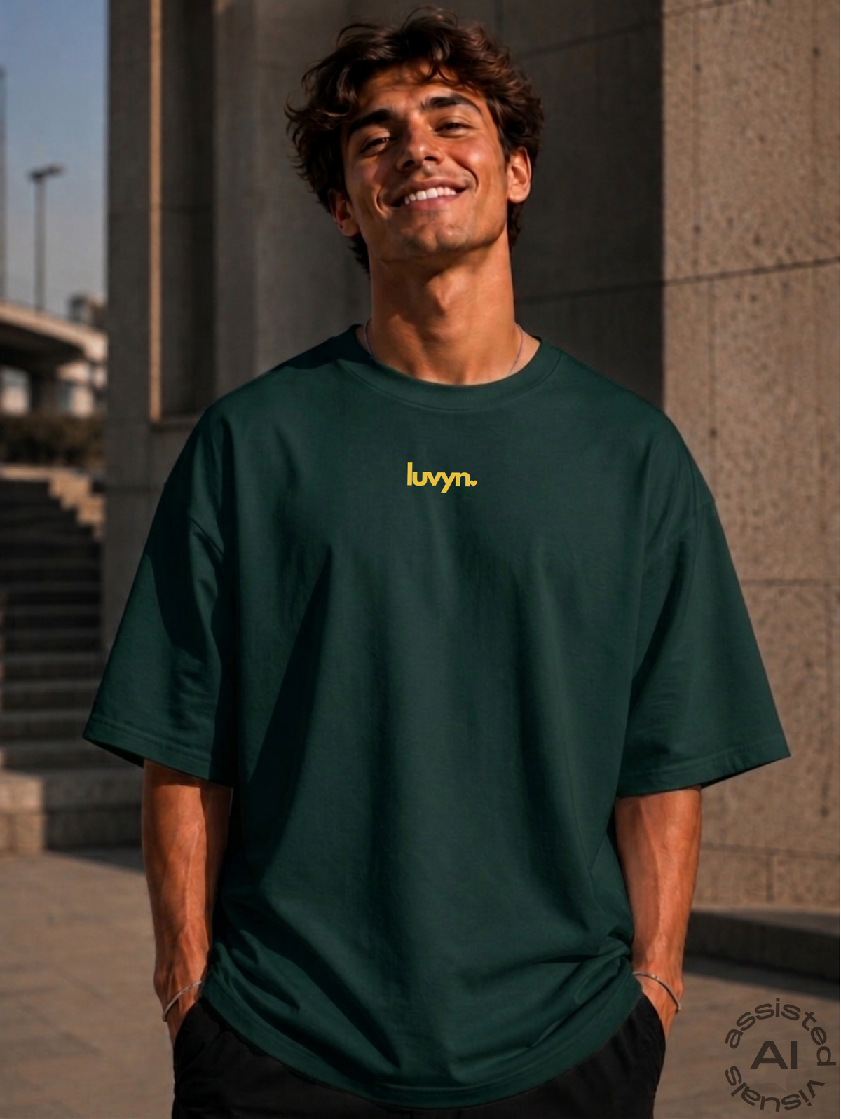 Oversize Premium T-Shirt LUVYN DAISY