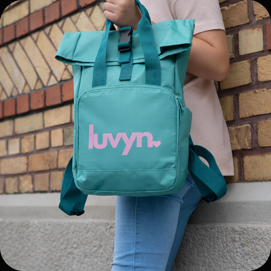 Rucksack mit Seitentasche LUVYN PINK