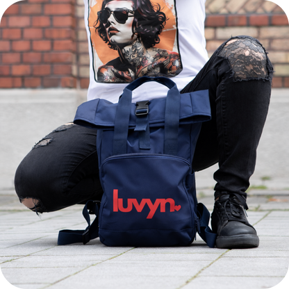 Rucksack mit Seitentasche LUVYN RED