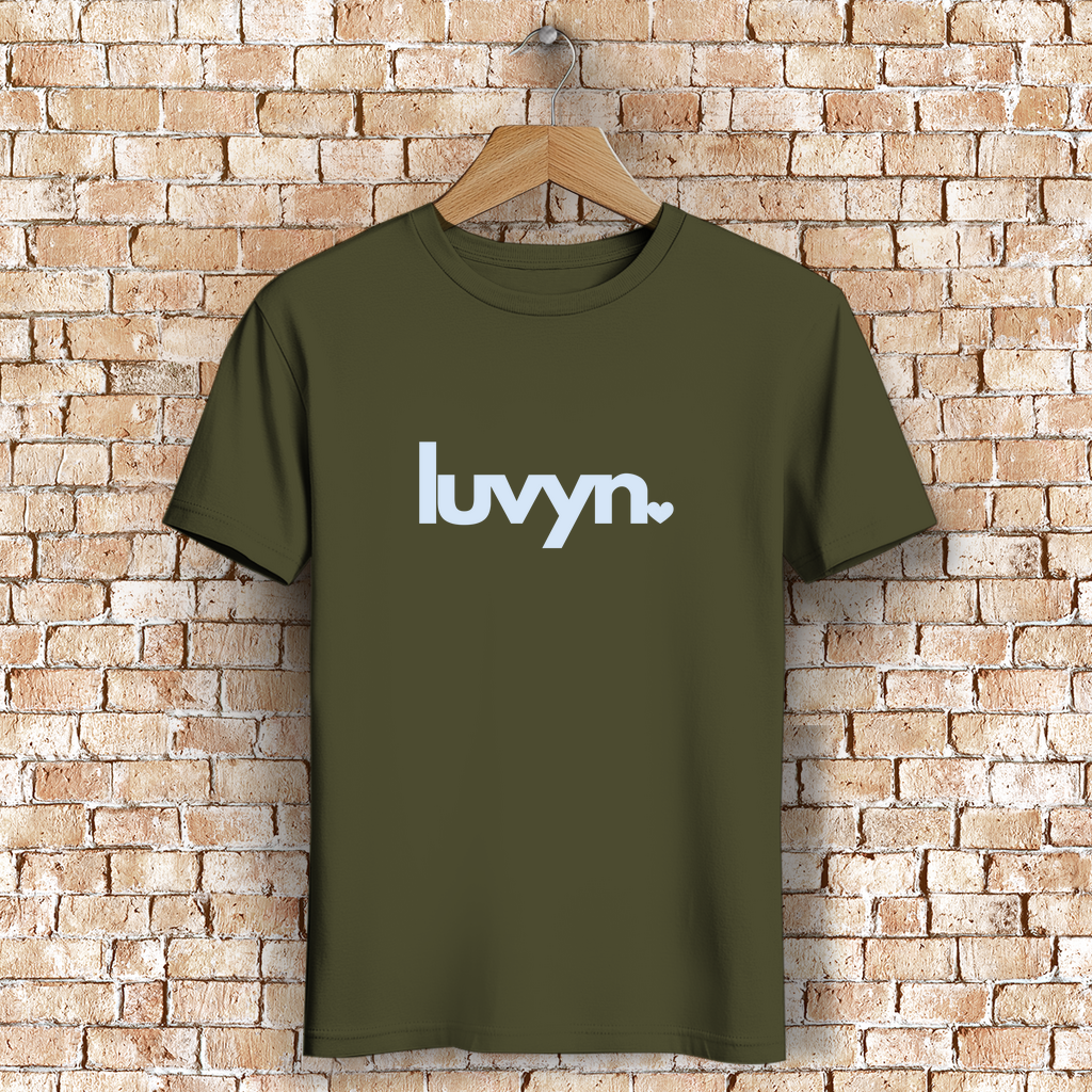 Herren Premium Bio T-Shirt LUVYN BLUE