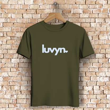 Herren Premium Bio T-Shirt LUVYN BLUE