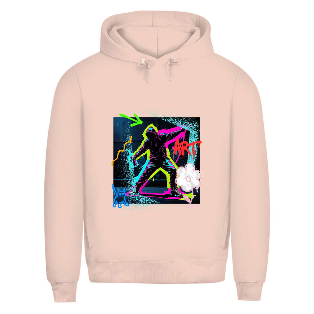 Herren Premium Bio Hoodie Graffiti Guy