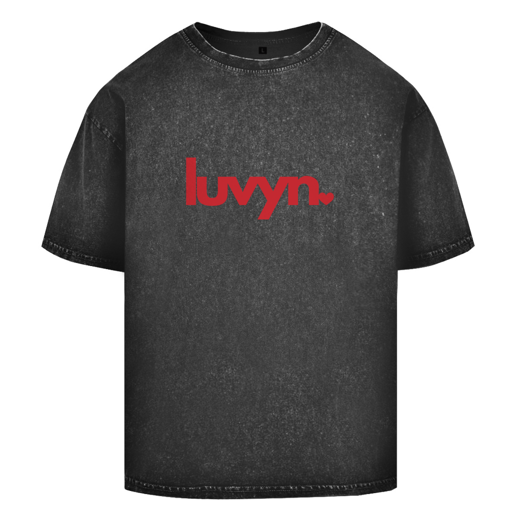 Oversize Washed T-Shirt LUVYN RED