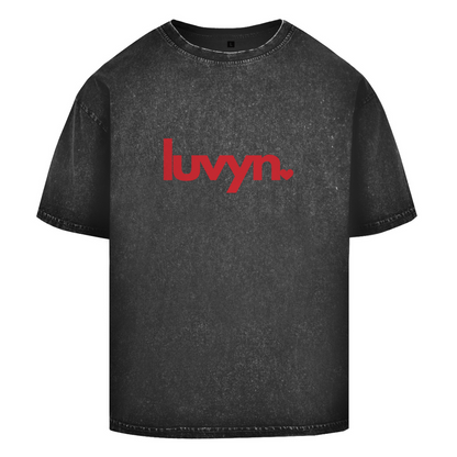 Oversize Washed T-Shirt LUVYN RED