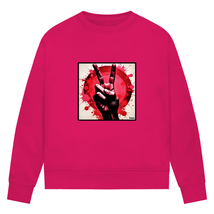 Damen Premium Bio Sweatshirt Piece of Peace