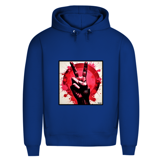 Herren Premium Bio Hoodie Piece of Peace