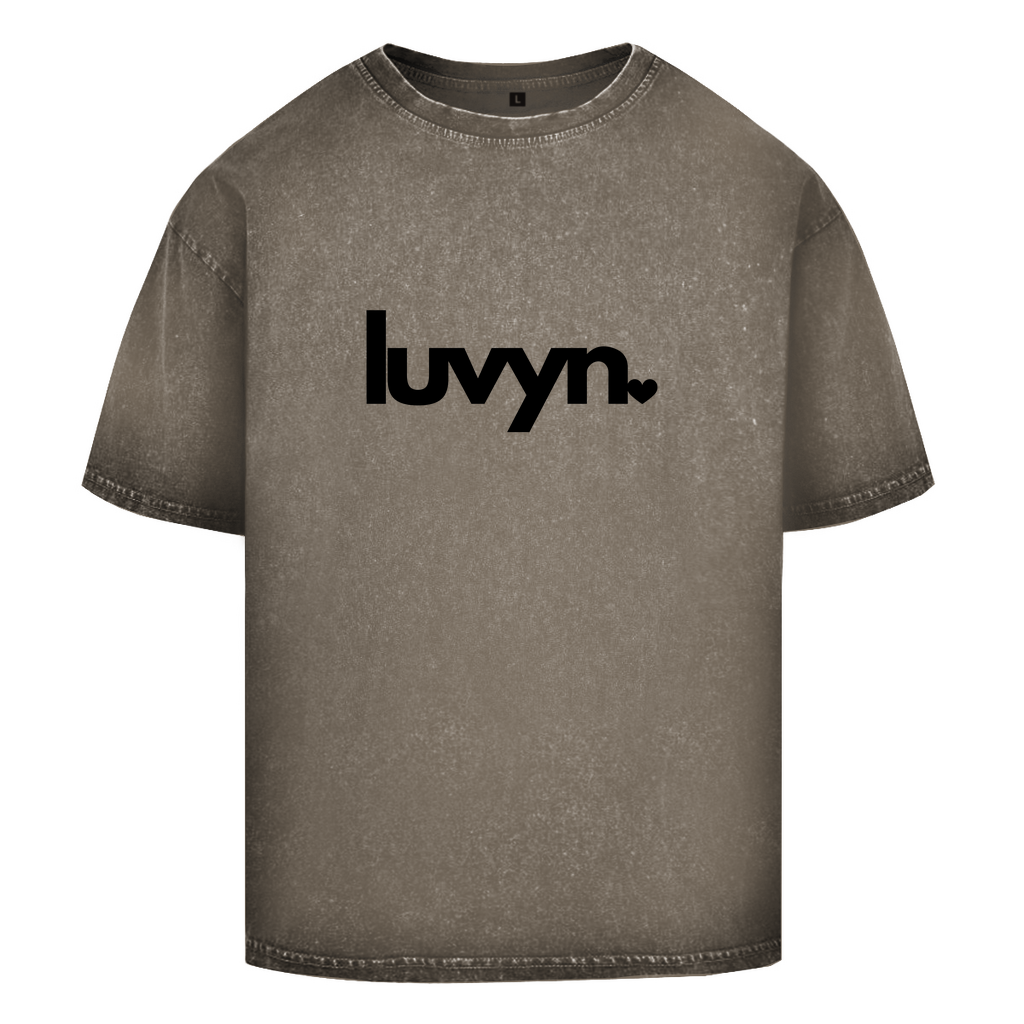 Oversize Washed T-Shirt LUVYN BLACK