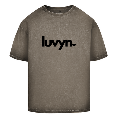 Oversize Washed T-Shirt LUVYN BLACK