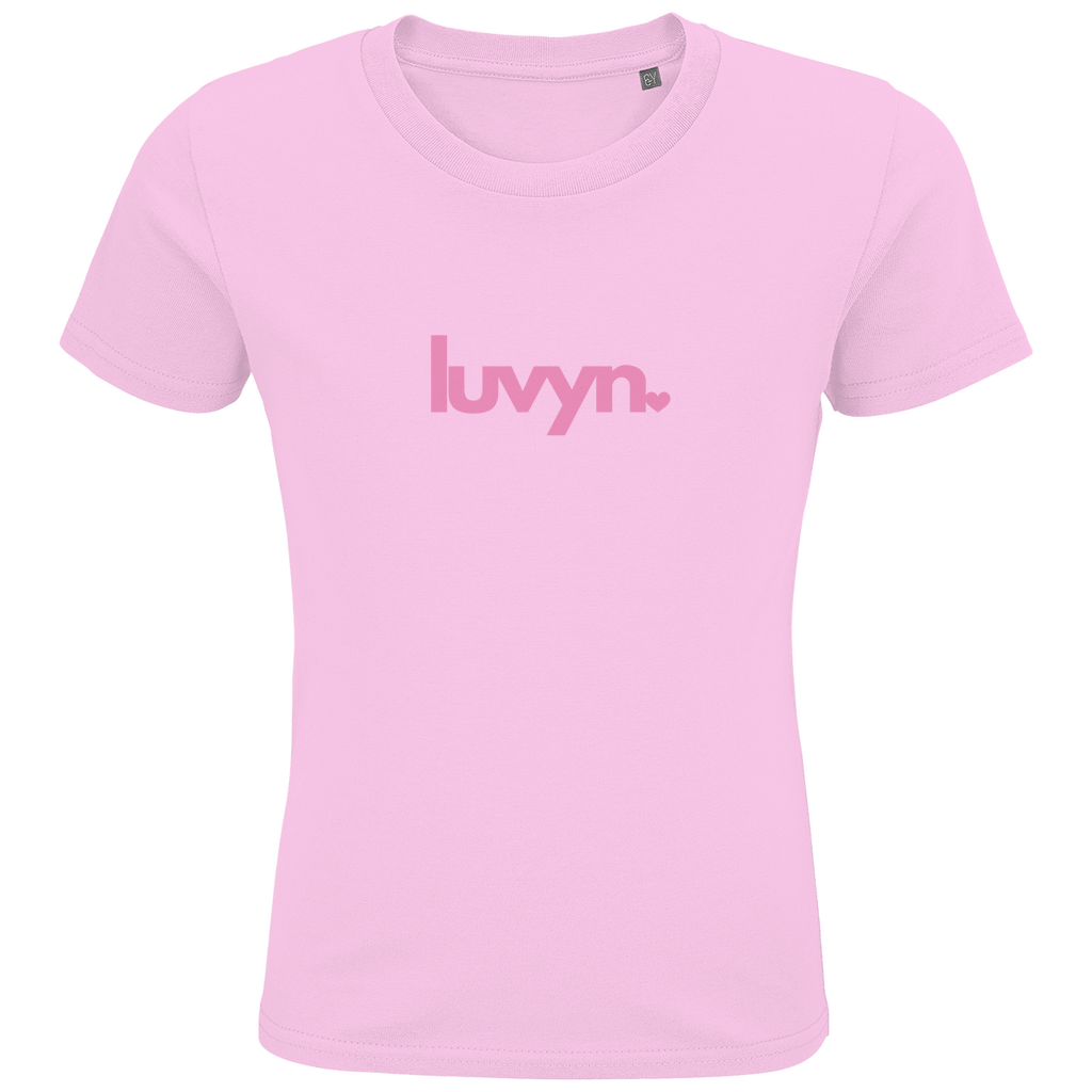 Kids Premium Bio T-Shirt LUVYN PINK