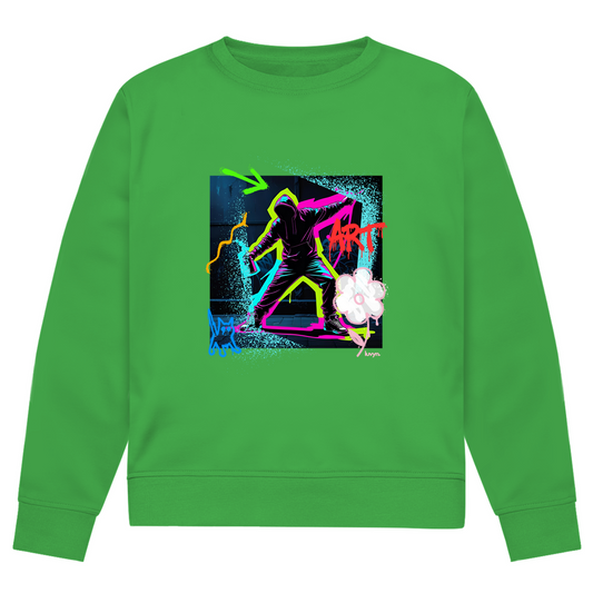 Herren Premium Bio Sweatshirt Graffiti Guy