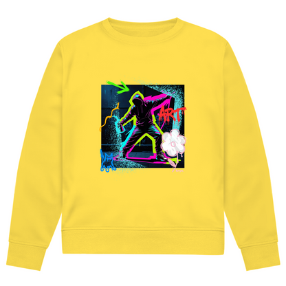 Herren Premium Bio Sweatshirt Graffiti Guy