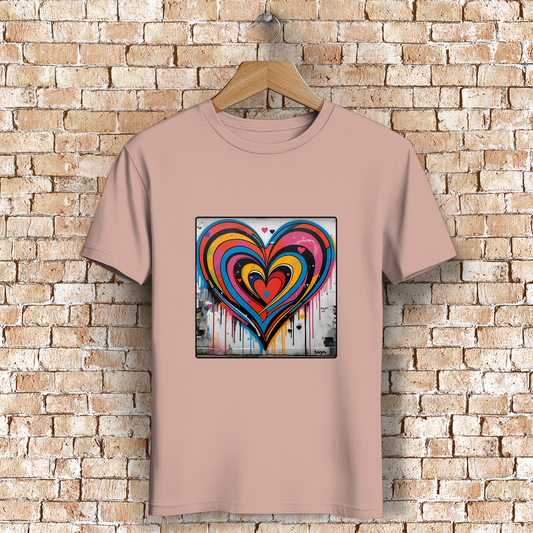 Herren Premium Bio T-Shirt Heartcore