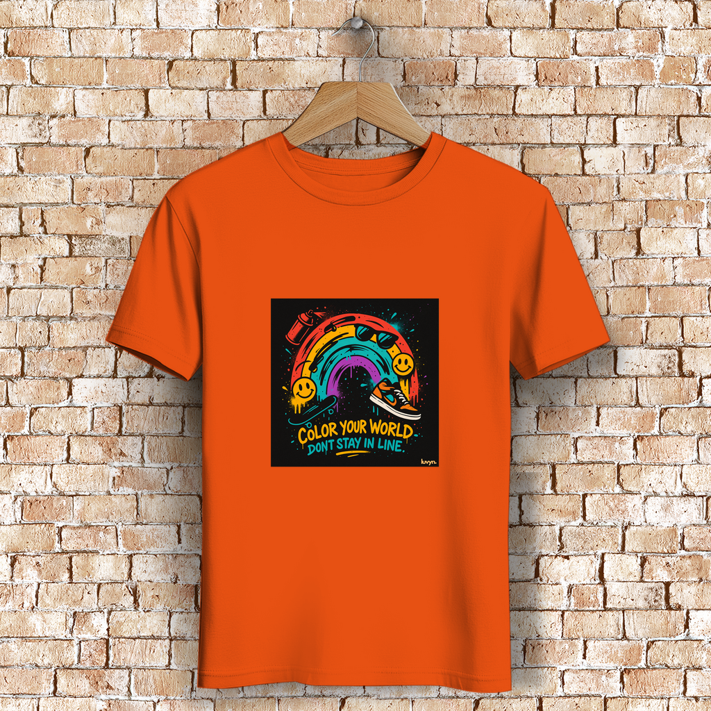 Herren Premium Bio T-Shirt Color Your World