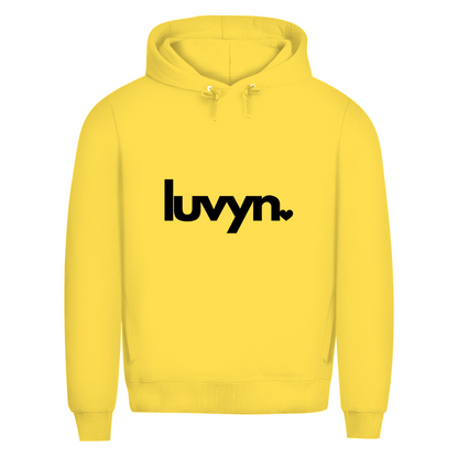 Herren Premium Bio Hoodie LUVYN BLACK