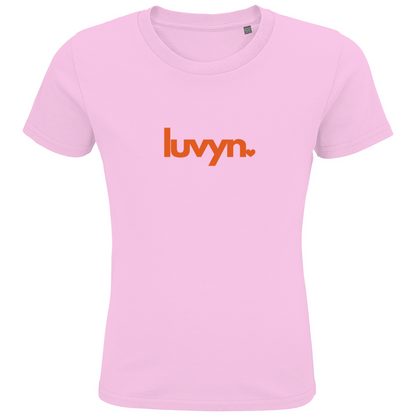 Kids Premium Bio T-Shirt LUVYN ORANGE