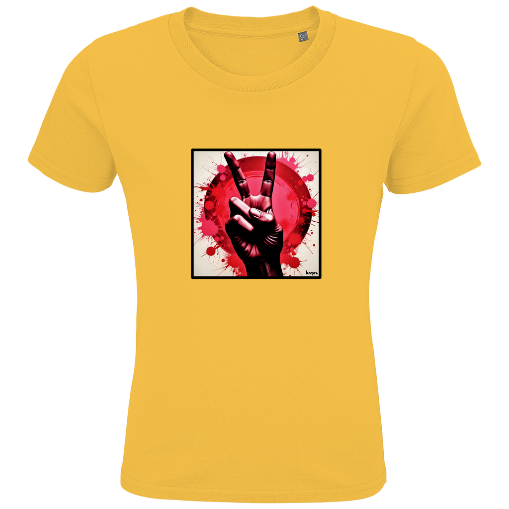 Kids Premium Bio T-Shirt Neon Piece of Peace