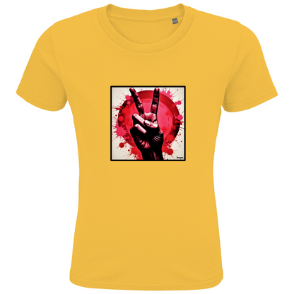 Kids Premium Bio T-Shirt Neon Piece of Peace