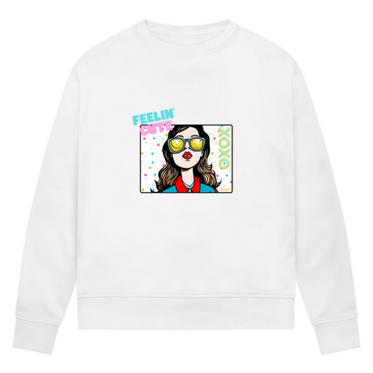 Damen Premium Bio Sweatshirt Feelin´Cute