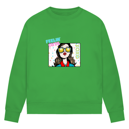 Damen Premium Bio Sweatshirt Feelin´Cute