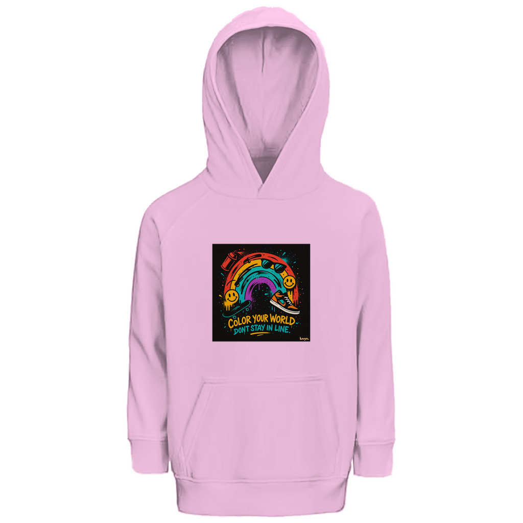 Kinder Premium Bio Hoodie Color Your World