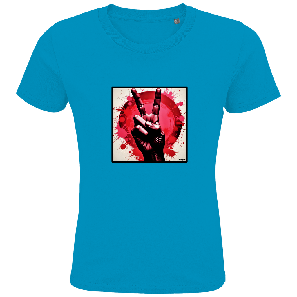 Kids Premium Bio T-Shirt Neon Piece of Peace