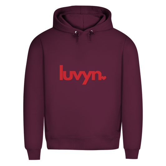 Herren Premium Bio Hoodie LUVYN RED