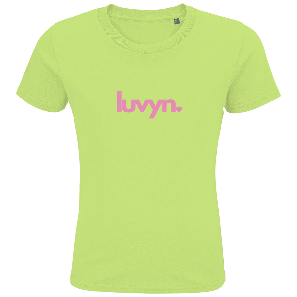 Kids Premium Bio T-Shirt LUVYN PINK