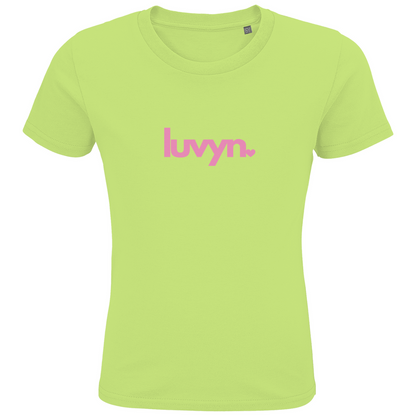 Kids Premium Bio T-Shirt LUVYN PINK