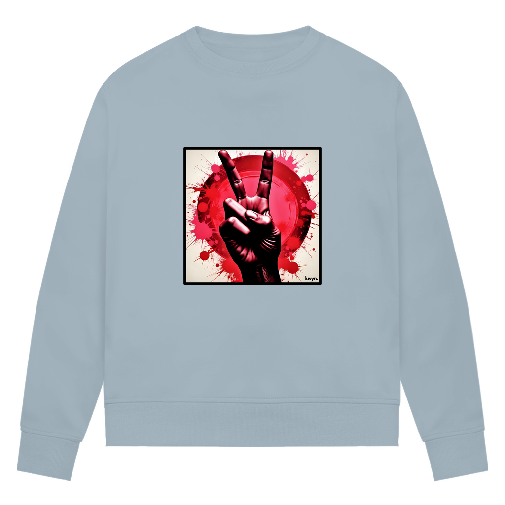 Damen Premium Bio Sweatshirt Piece of Peace
