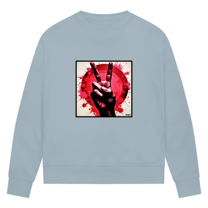 Damen Premium Bio Sweatshirt Piece of Peace