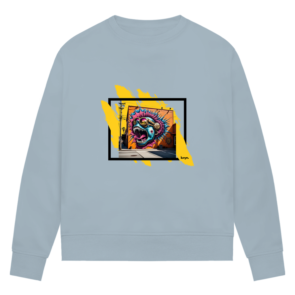 Damen Premium Bio Sweatshirt Beastmode