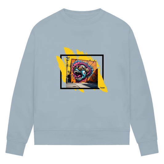 Damen Premium Bio Sweatshirt Beastmode