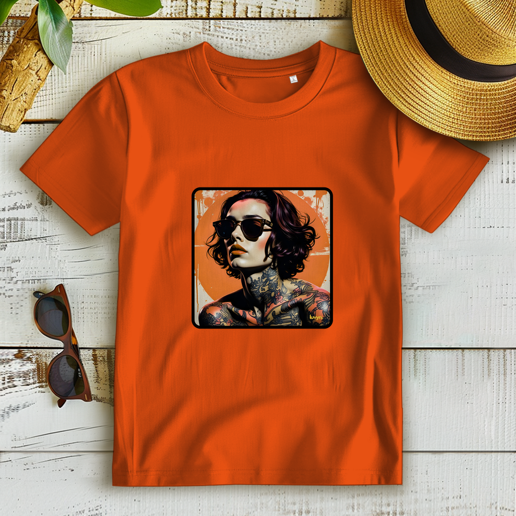 Damen Premium Bio T-Shirt Inkfluence