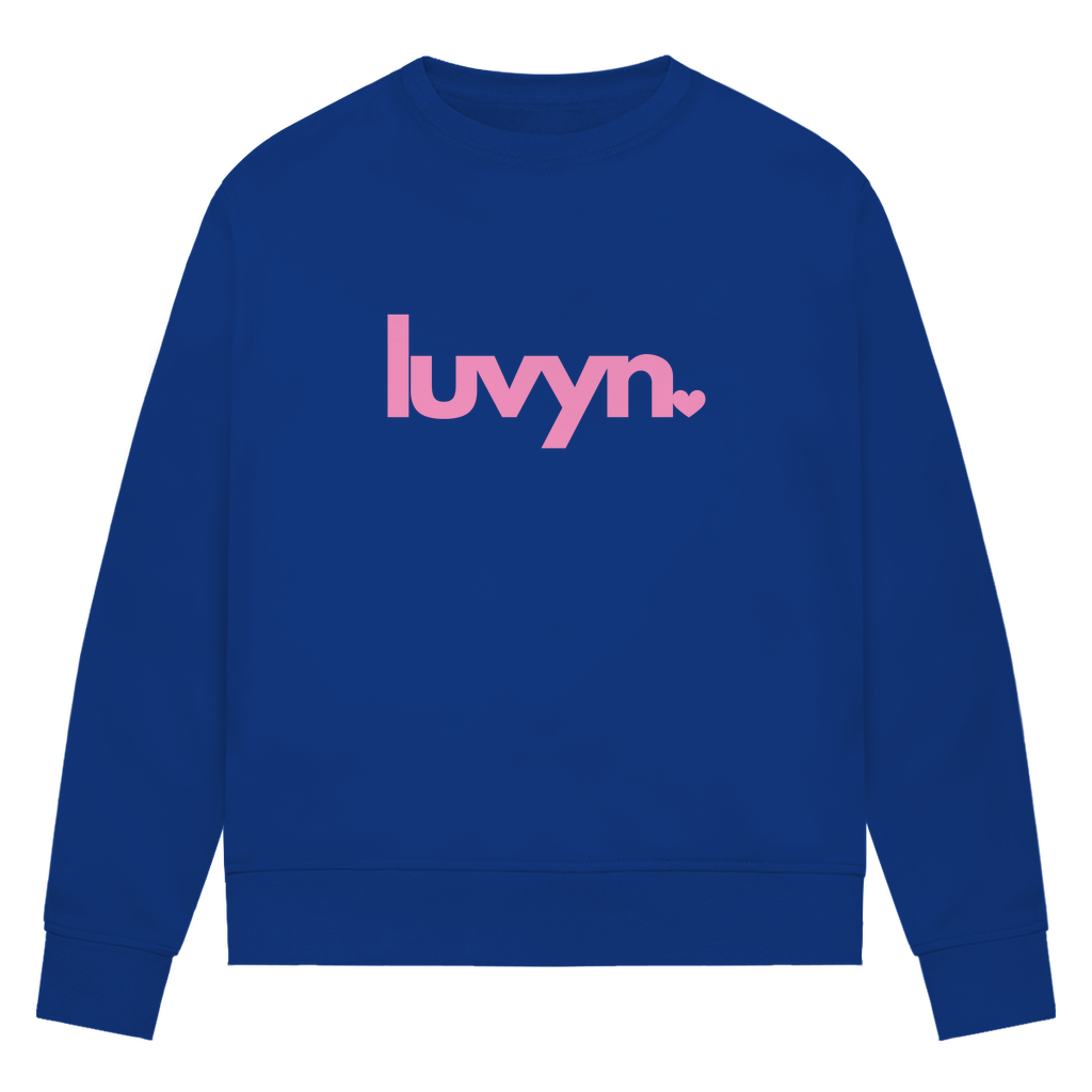 Damen Premium Bio Sweatshirt LUVYN PINK
