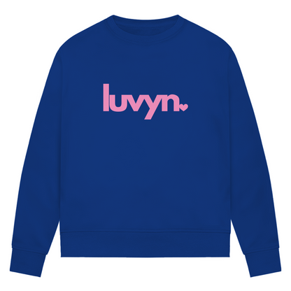 Damen Premium Bio Sweatshirt LUVYN PINK