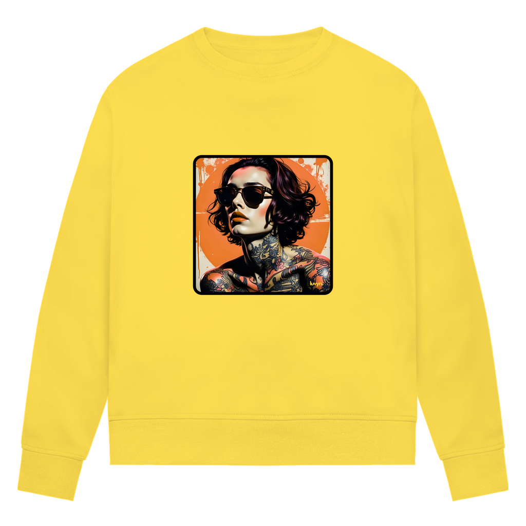 Damen Premium Bio Sweatshirt Inkfluence