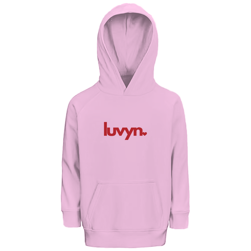 Kinder Premium Bio Hoodie LUVYN RED