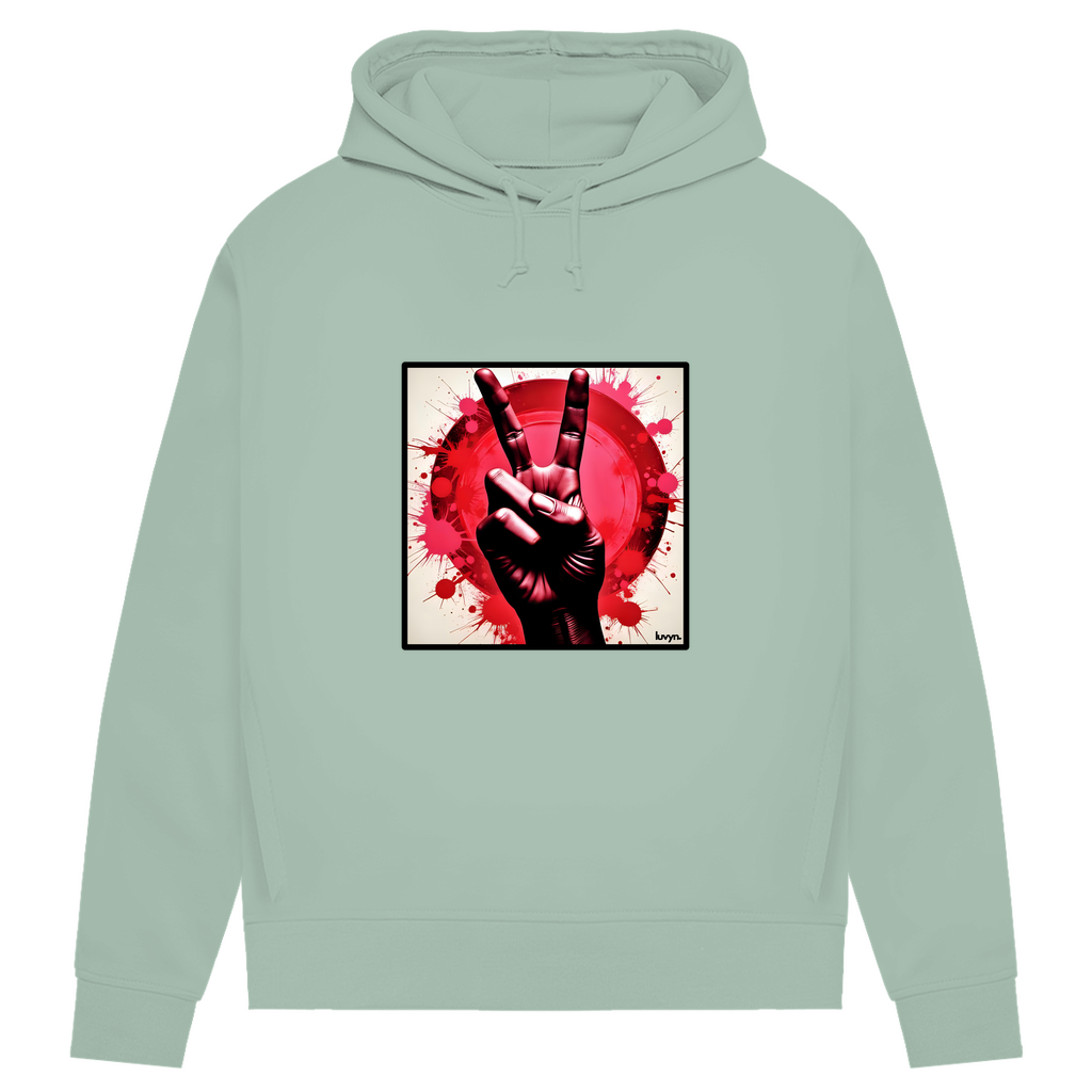 Damen Premium Bio Hoodie Piece of Peace