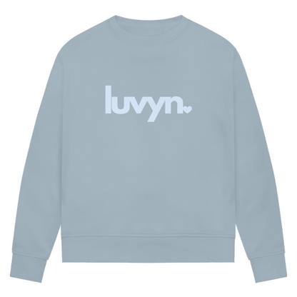 Damen Premium Bio Sweatshirt LUVYN BLUE