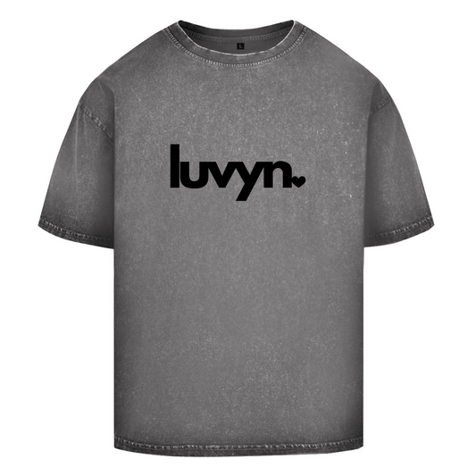 Oversize Washed T-Shirt LUVYN BLACK