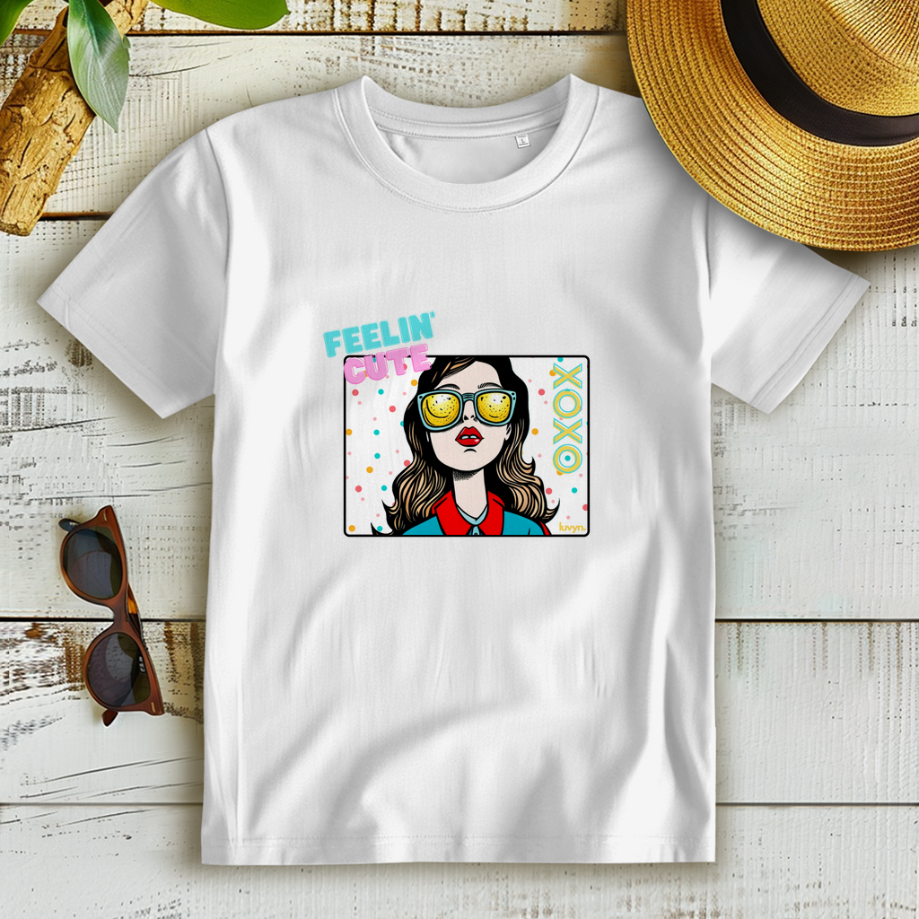 Damen Premium Bio T-Shirt Feelin´Cute