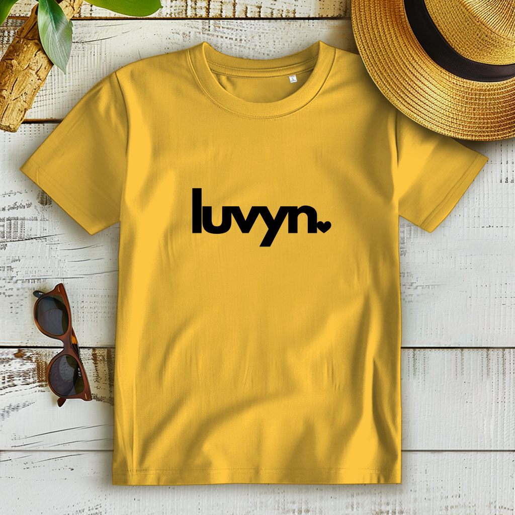 Damen Premium Bio T-Shirt LUVYN BLACK