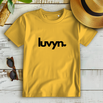 Damen Premium Bio T-Shirt LUVYN BLACK