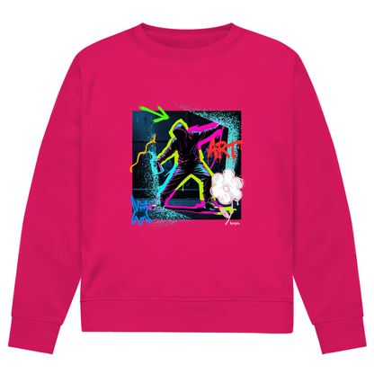 Herren Premium Bio Sweatshirt Graffiti Guy