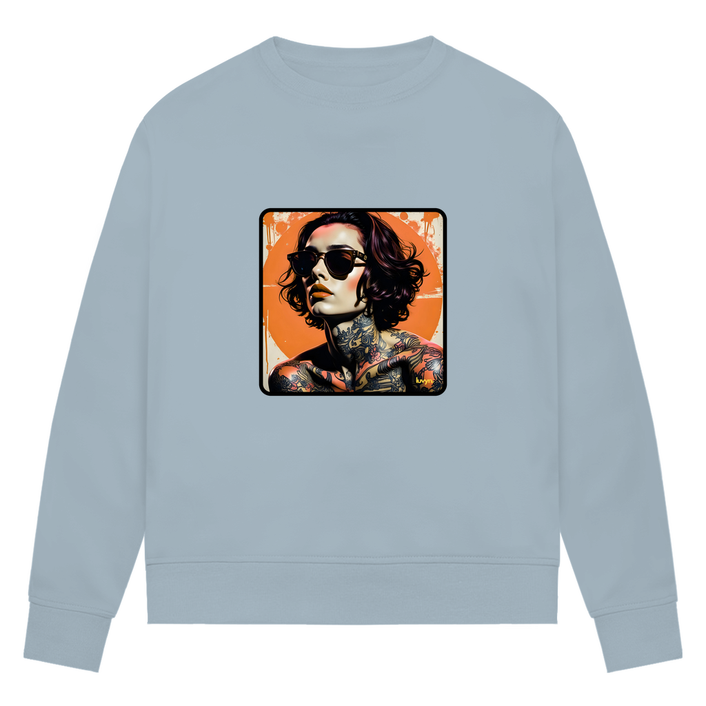 Damen Premium Bio Sweatshirt Inkfluence