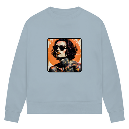 Damen Premium Bio Sweatshirt Inkfluence