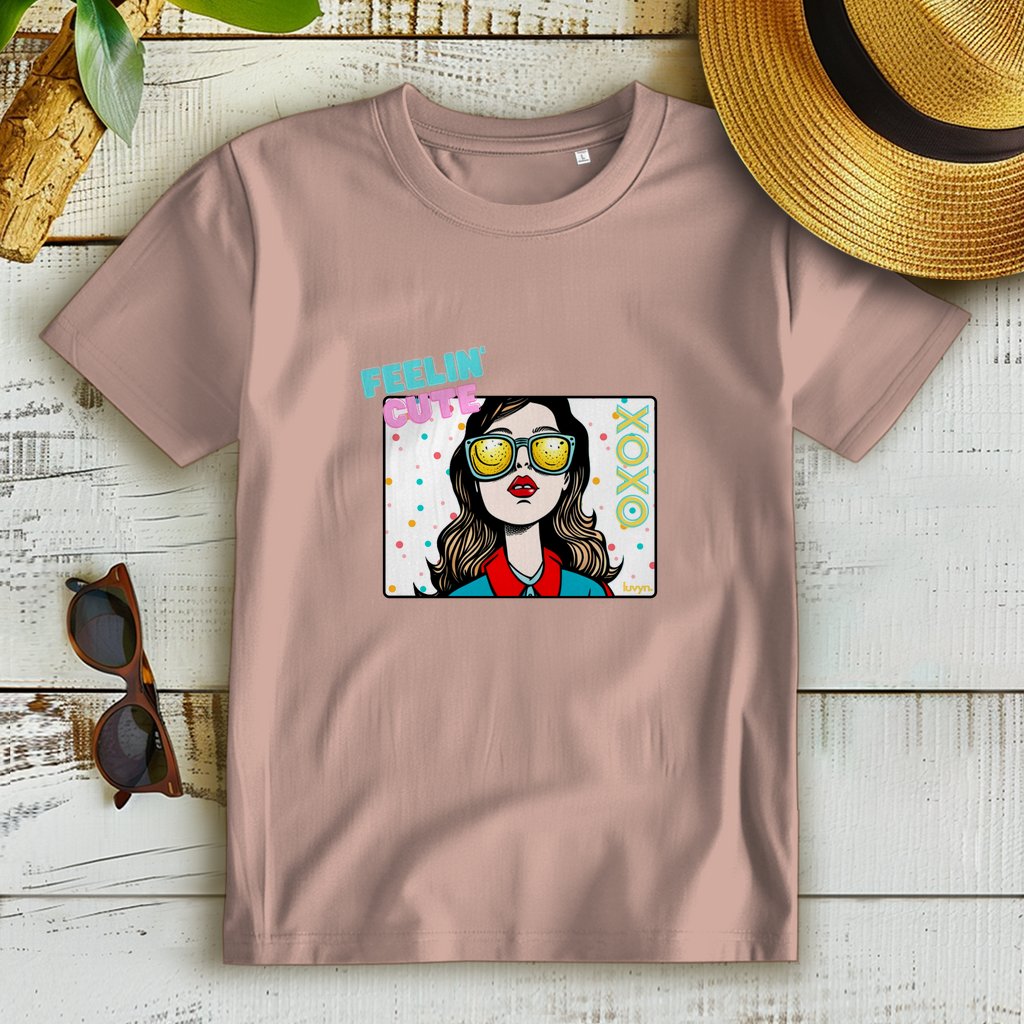 Damen Premium Bio T-Shirt Feelin´Cute