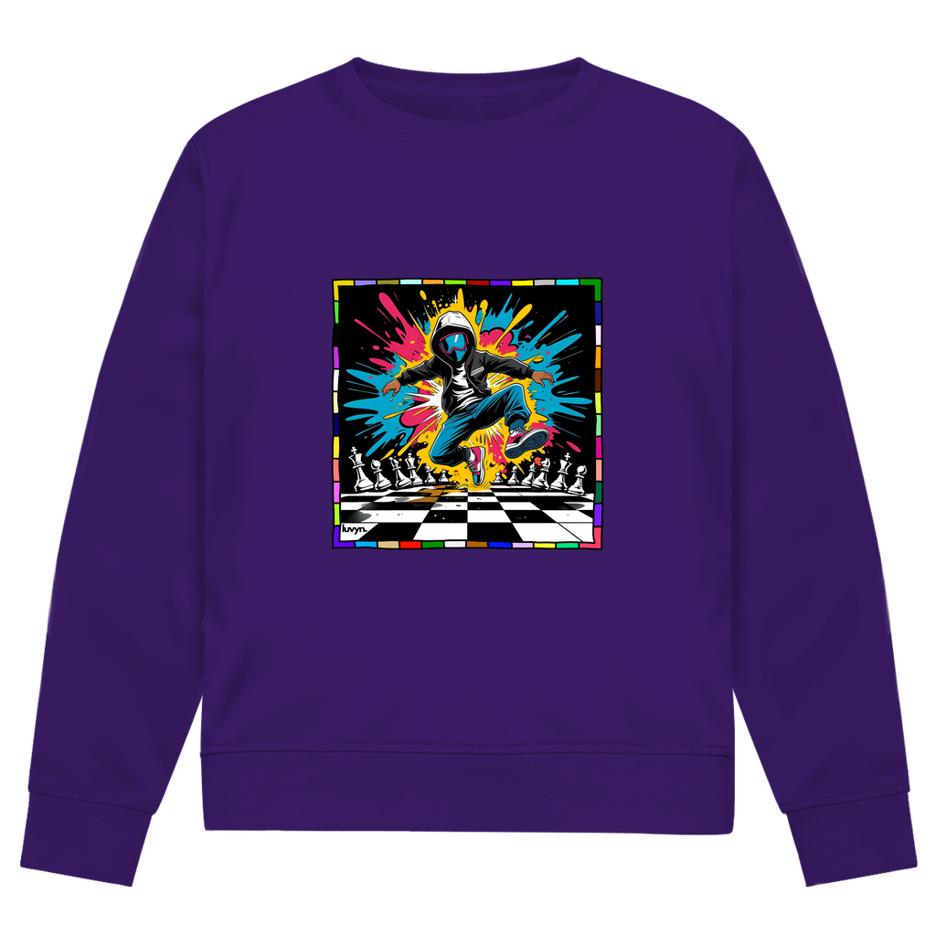 Herren Premium Bio Sweatshirt Chess Splash