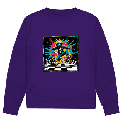 Herren Premium Bio Sweatshirt Chess Splash